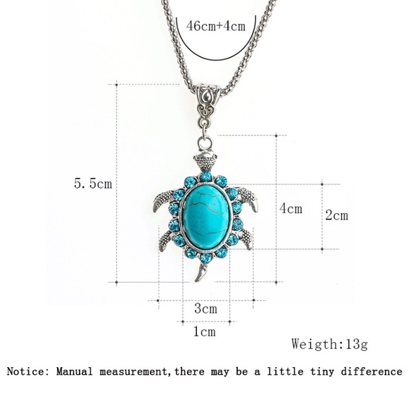 Silver Tortoise Turtle Necklace Pendant - Picture 3 of 5